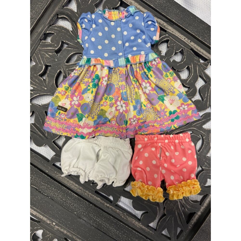 Matilda Jane Lamb Plush Stuffed Animal Doll with Dress Outfit and Yellow Glasses - Picture 11 of 13